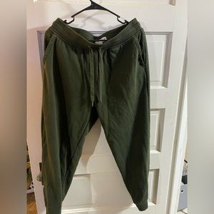 Olive green jogger sweats